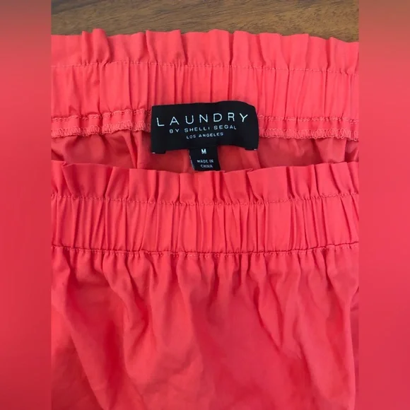 Coral Off the shoulder Blouse Size Medium - Picture 4 of 5